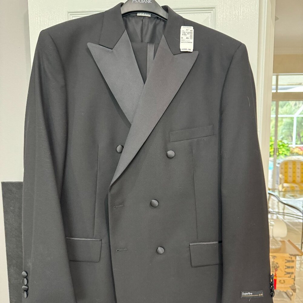 Tuxedo  Double Breasted  Joseph A Bank Brand New With Labels